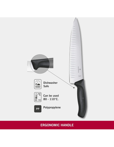 Cuchillo de Carving Victorinox Swiss Classic 25cm Bisel Ondulado