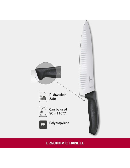 Cuchillo de Carving Victorinox Swiss Classic 25cm Bisel Ondulado