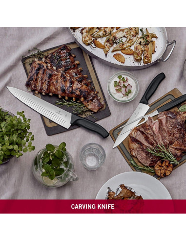 Cuchillo de Carving Victorinox Swiss Classic 25cm Bisel Ondulado
