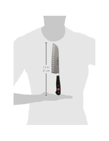 Cuchillo Santoku Wüsthof Classic 17.78 cm Borde Hueco