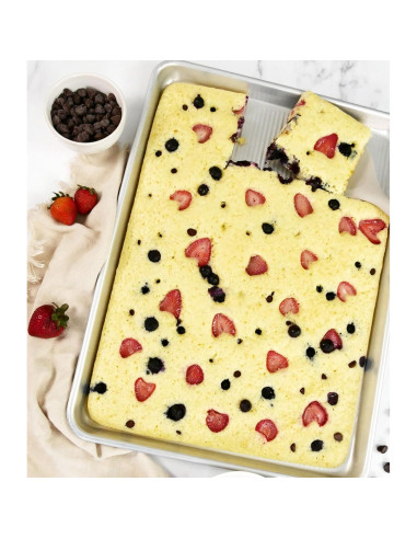 Bandeja de Media Hoja de Aluminio Antiadherente USA Pan