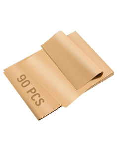 90 Hojas de Papel Pergamino Pre-cortado Vacnkoy 30.5x40.6 cm