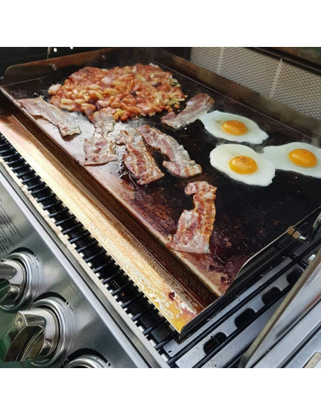 Plancha de Acero Inoxidable Onlyfire 58.4x40.6 cm para Parrilla