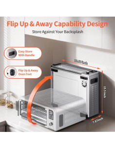 Horno de Pizza Beelicious Pro 33 cm Digital 8 en 1 288C 2