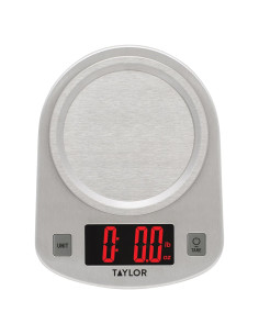 Báscula de Cocina Digital Taylor 5 kg Acero Inoxidable LED