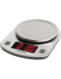 Báscula de Cocina Digital Taylor 5 kg Acero Inoxidable LED 2