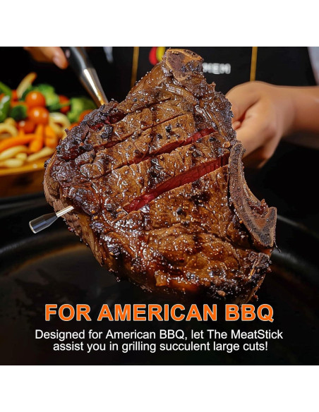 Termómetro de Carne Inalámbrico SLARY con App y 2 Sonas