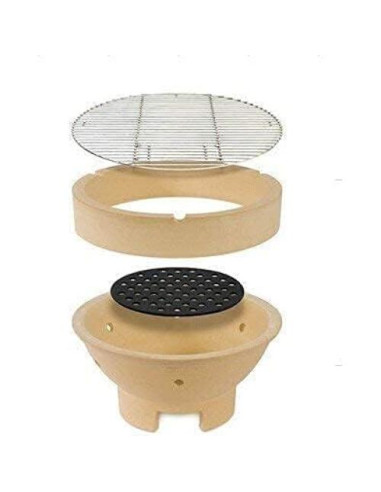 Parrilla de Carbón de Hierro Fundido 9" para Kamado Grande