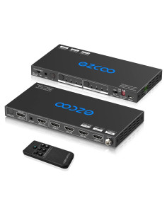 Matriz HDMI 4 Entradas 2 Salidas EZCOOTECH 4K 60Hz ARC CEC