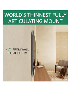 Soporte de Pared Articulado Ultra Delgado ynVISION YN-SLIM-MOTION 2