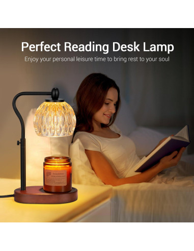 Lámpara Calentadora de Velas NVRGIUP con Temporizador 50W Negro