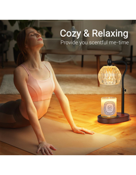 Lámpara Calentadora de Velas NVRGIUP con Temporizador 50W Negro