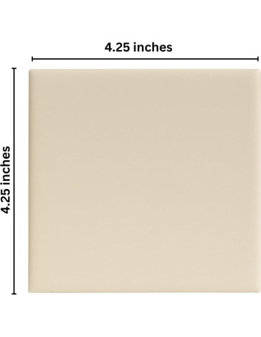 Azulejo Cerámico Tenedos 10.8x10.8 cm Mate Putty Urbano - Caja de 10