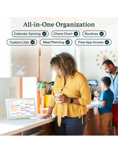 Calendario Digital Skylight 15.4" - Planificador de Pared Interactivo 2025