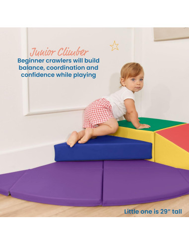 Escalador de Espuma ECR4Kids SoftZone Junior 4 Piezas