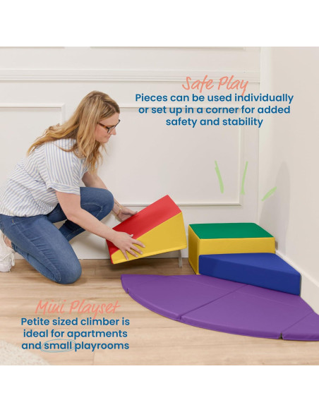 Escalador de Espuma ECR4Kids SoftZone Junior 4 Piezas