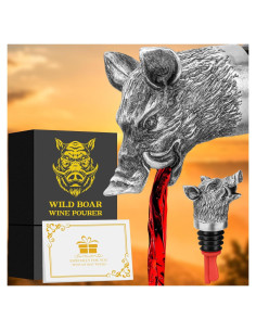 Aerador y Tapón de Vino Cabeza de Jabalí LULLEA 2-en-1