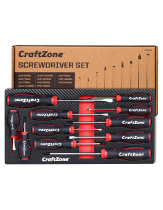 Juego de Destornilladores Magnéticos 11 Piezas CRAFTZONE