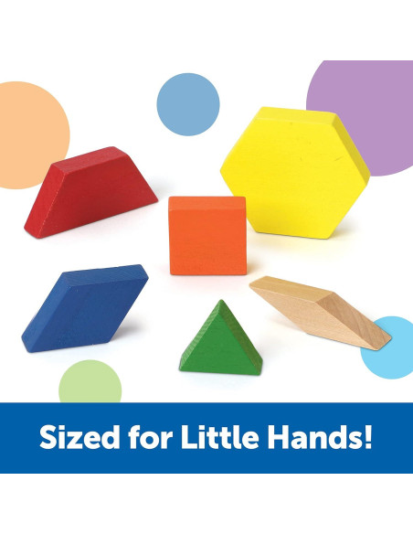 Bloques de Patrón de Madera Learning Resources 250 Piezas