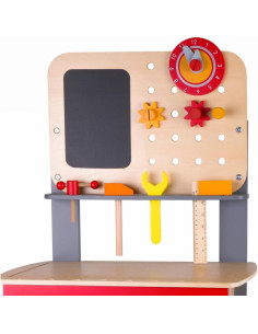 Banco de Trabajo Classic World con Herramientas de Madera 50.8x35.6x94 cm 2