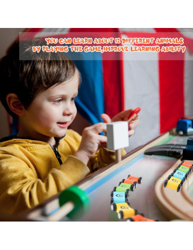 24 Coches de Madera XLSXEXCL para Rampa - Juguete Infantil