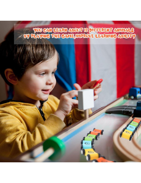 24 Coches de Madera XLSXEXCL para Rampa - Juguete Infantil