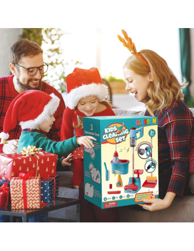 Juego de Limpieza para Niños Cleboen con Aspiradora 3 en 1