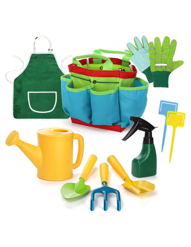 Juego de Jardinería para Niños Cididu 10 Piezas con Regadera