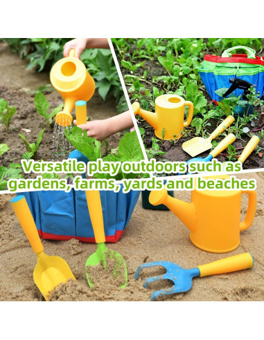 Juego de Jardinería para Niños Cididu 10 Piezas con Regadera