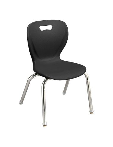 Silla Escolar Ergonómica Learniture Shapes Negra - Paquete de 4
