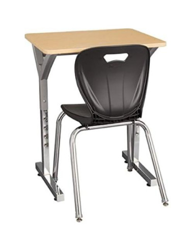 Silla Escolar Ergonómica Learniture Shapes Negra - Paquete de 4