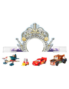 Paquete de Vehículos Disney Cars Showtime Mattel 4 Piezas