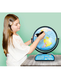 Globo Interactivo Replogle 30.48 cm con Soporte y Libro Educativo 2