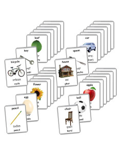 Tarjetas de Flash Bilingües LifeLoLo - 48 Palabras para Bebés