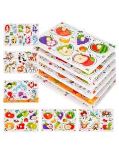 Rompecabezas de Madera Wooderma 6 Piezas Educativos para Niños