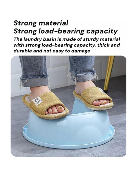 Lavadero 2-en-1 Genérico para Lavar Ropa a Mano - Antideslizante