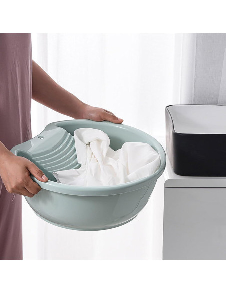 Lavadero 2-en-1 Genérico para Lavar Ropa a Mano - Antideslizante