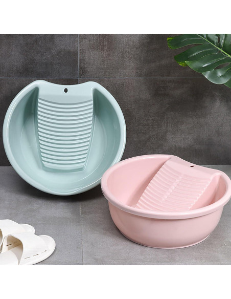 Lavadero 2-en-1 Genérico para Lavar Ropa a Mano - Antideslizante