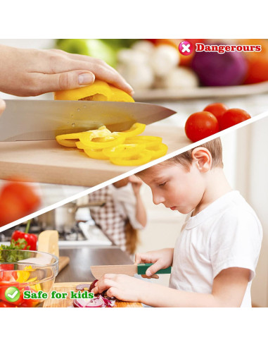 Juego de Cuchillos de Madera para Niños VAIPI - 4 Piezas