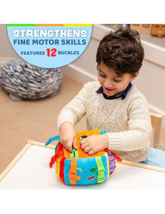 Cubo de Bingo de Juguete Buckle para Niños 12 meses a 4 años 2