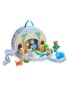 HABA Juego Educativo de Madera Zoológico 22 Piezas 2 Años