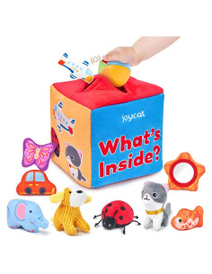 Caja Suave Misteriosa JoyCat con 10 Juguetes Sensoriales para Bebés