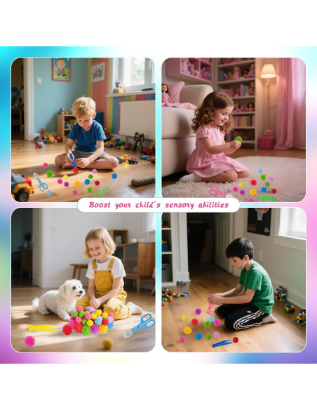 Conjunto de Juguetes Sensoriales LECEHIVO 188 Piezas Educativo