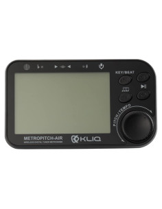 Afinador Metrónomo KLIQ MetroPitch-Air Negro - Para Guitarra, Bajo, Violín, Ukelele