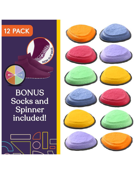 Piedras de Paso Suministros Especiales Multicolor 12 Piezas