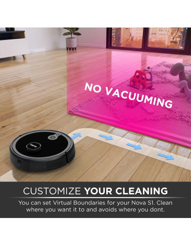 Aspiradora Robot iHome Nova S1 con Navegación LIDAR 150 min