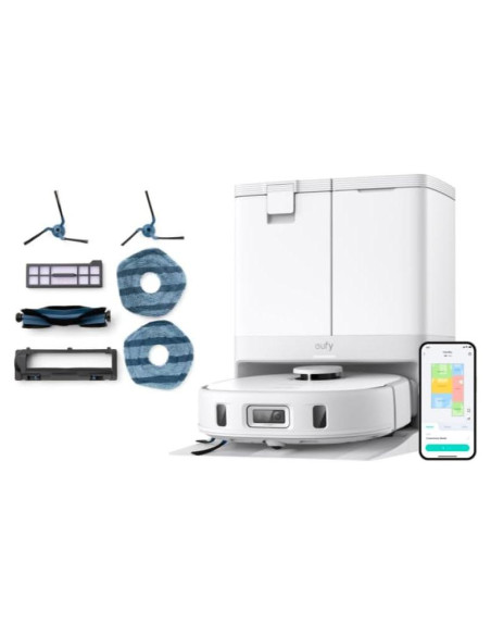 Robot Aspirador eufy X10 Pro Omni Blanco + Kit Reemplazo