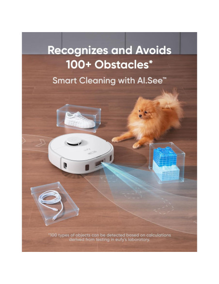 Robot Aspirador eufy X10 Pro Omni Blanco + Kit Reemplazo