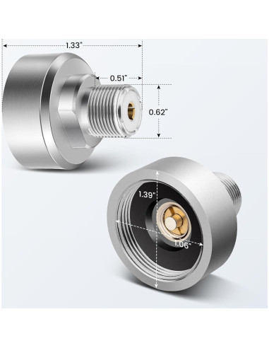 Adaptador NMO a SO239 Anina TX-AN2880 Antena VHF UHF