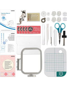 Máquina de Bordado Brother PE545 10x10 cm con Accesorios 2